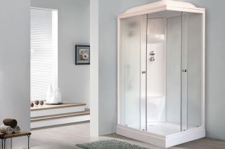 Душевая кабина Royal Bath HP левая стекло белое/матовое 120x80см RB8120HP6-WC-L